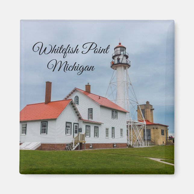 Whitefish Point Lighthouse Magnet (Framsidan)