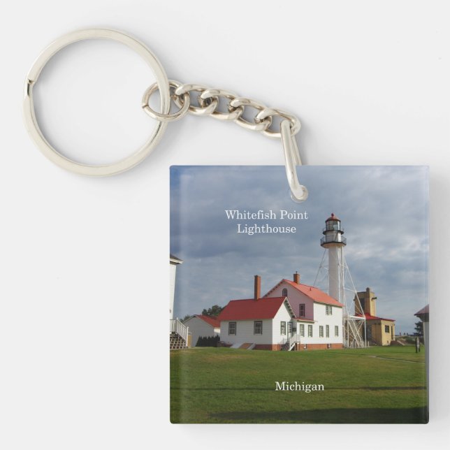 Whitefish Point Lighthouse-nyckelring (Framsidan)