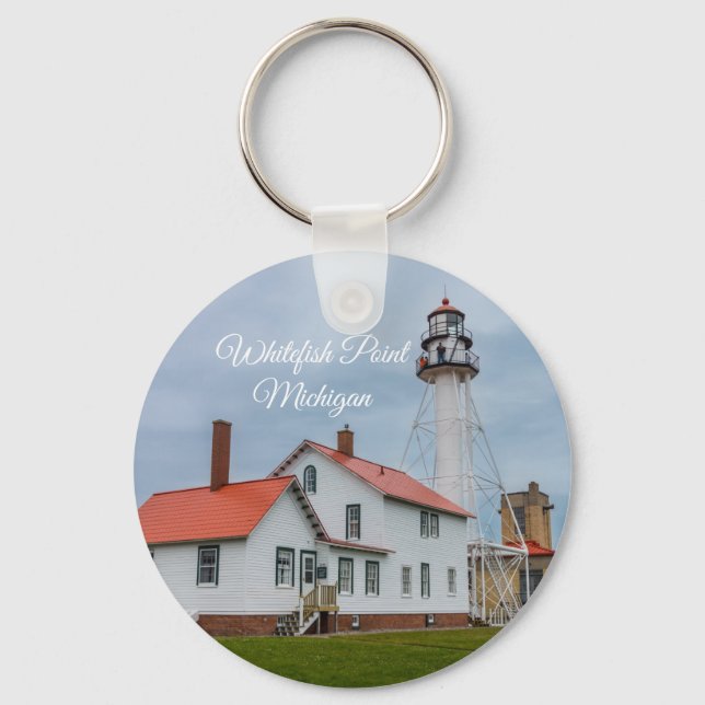 Whitefish Point Lighthouse Nyckelring (Framsida)