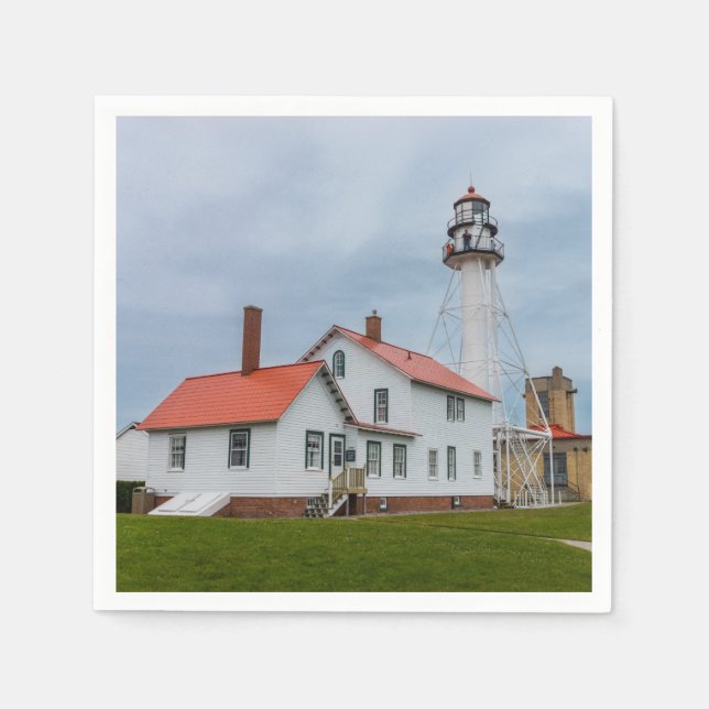 Whitefish Point Lighthouse Pappersservett (Framsidan)