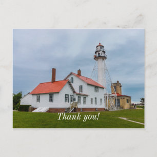 Whitefish Point Lighthouse Tacksamhets vykort