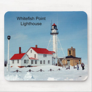 Whitefish Point Lighthouse vintermunsad Musmatta