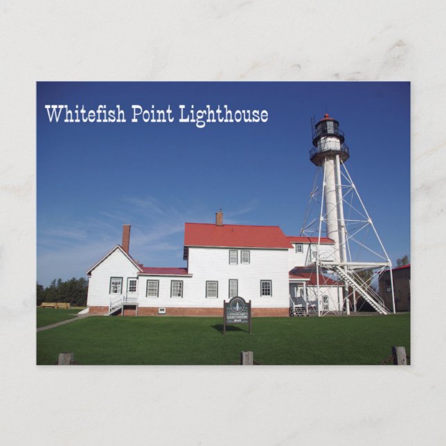 Whitefish Point Lighthouse-vykort Vykort (Framsida)