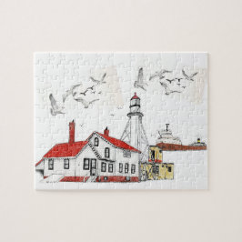 Whitefish Point Skeppsvrak Museum Pussel