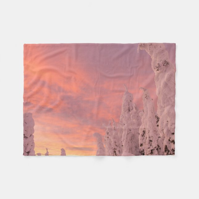 Whitefish Range | Whitefish, Montana Fleecefilt (Framsidan (Horisontell))
