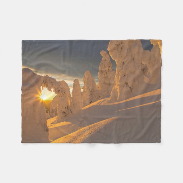 Whitefish Range | Whitefish, Montana Fleecefilt (Framsidan (Horisontell))