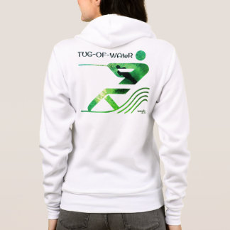 WhiteGreen Tugofwater Dam Hoodie by lobodorio T Shirt