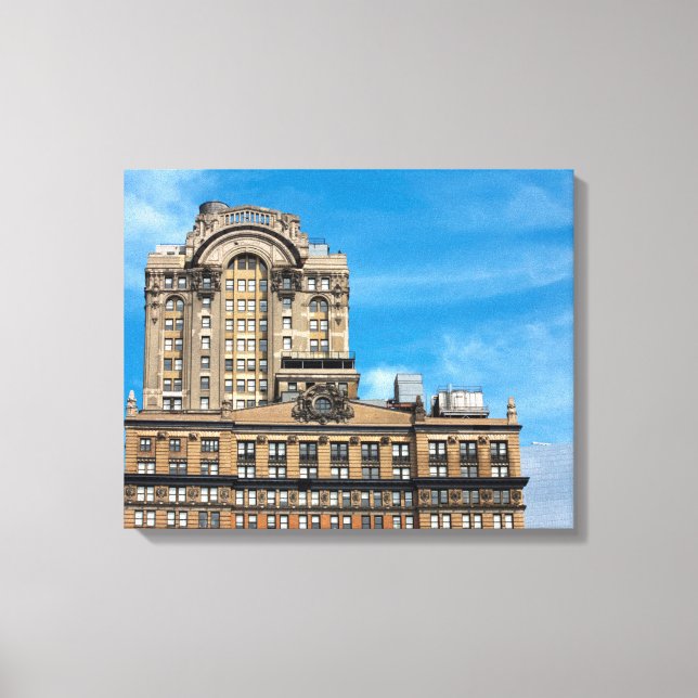 Whitehall Byggnad New York City Canvastryck (Framsida)