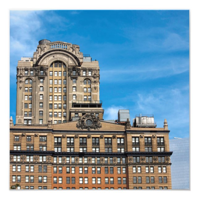 Whitehall Byggnad New York City Fototryck (Framsidan)