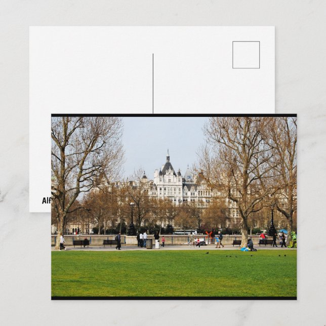 Whitehall Gardens Vykort (Fram/baksida)