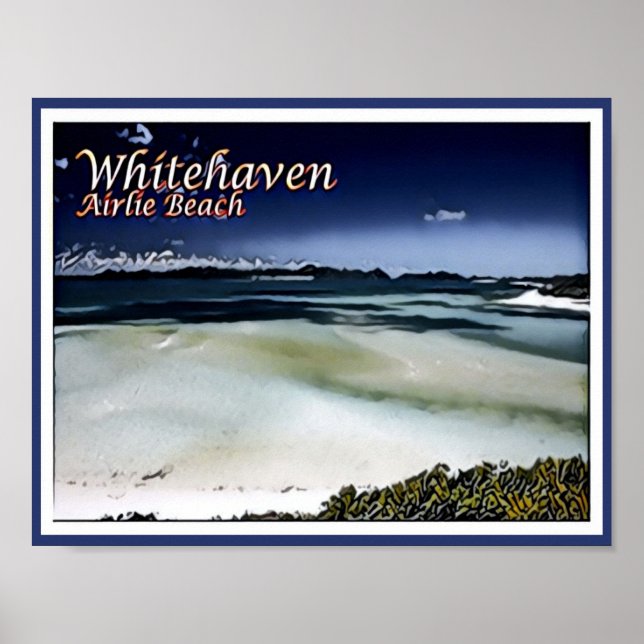 Whitehaven - Airlie Beach - Australien - Poster (Framsidan)