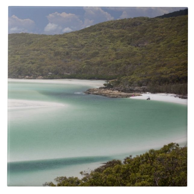 Whitehaven Beach, Hill Inlet, Tounge Point, Kakelplatta (Framsidan)