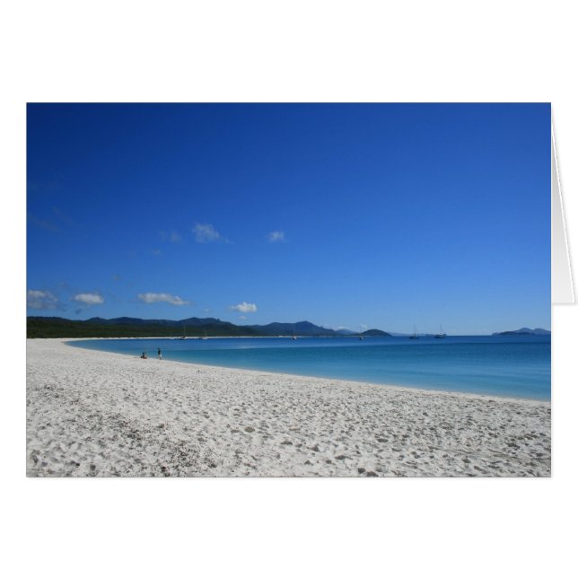 Whitehaven Beach, Queensland, Australien - kort (Framsidan Horizontal)