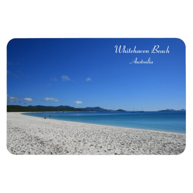 Whitehaven Beach, Queensland, Australien - Magnet (Horisontell)