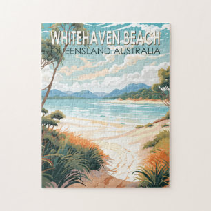 Whitehaven Beach Queensland Australien Travel Art Pussel