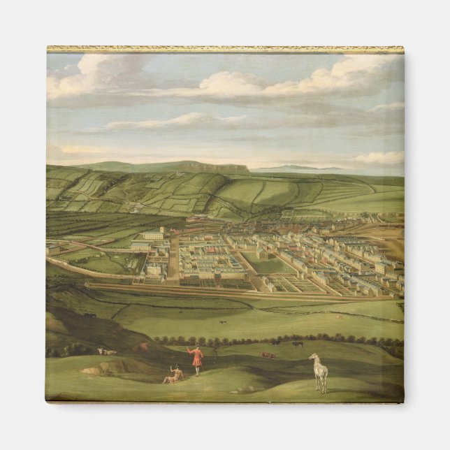 Whitehaven, Cumbria, Showing Flatt Hall, 1730-35 Magnet (Framsidan)