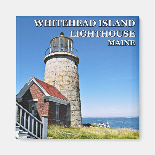 Whitehead Island fyr, Maine Magnet (Framsidan)