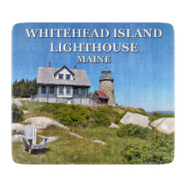 Whitehead Island Lighthouse Maine Caking Board