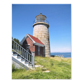 Whitehead Island Lighthouse, Maine Photo Print Fototryck