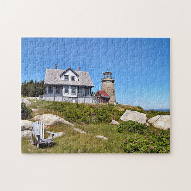 Whitehead Island Lighthouse, Maine Pussel (Horisontell)