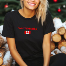 Whitehorse Canada Canadian Flagga Mörk Färg