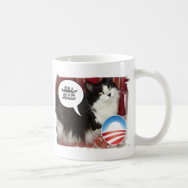 Whitehouse Pet Kattunge Kaffemugg (Höger)