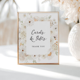 Whitel Blommigt Cards och presentkort Poster