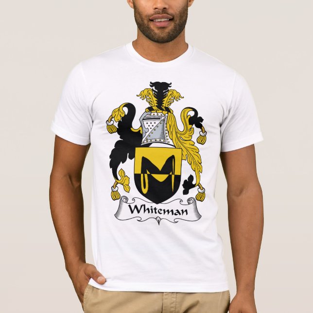 Whiteman familjvapensköld tee shirt (Framsida)