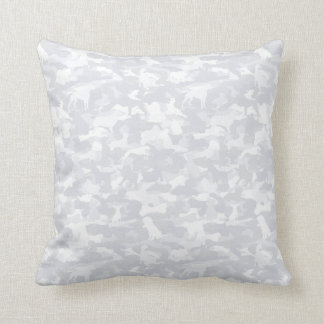 Whiteout Hund & Bone Camo Prated Dekorativ kudde