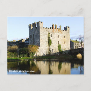 White's Castle Athy, Co. Kildare Ireland Postcard Vykort