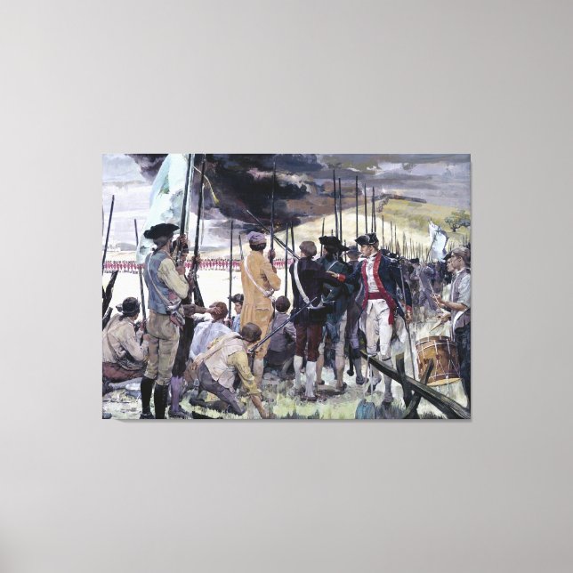 Whites of Ögon by Ken Riley Print Canvastryck (Framsida)