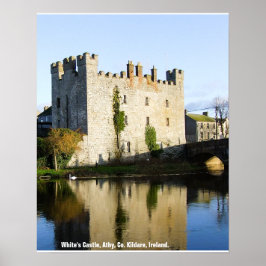 White's slott, Athy, County Kildare, Irland Poster