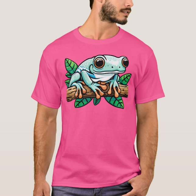 Whites Träd Frog Älskare australiska Grönt Träd Fr T Shirt (Framsida)