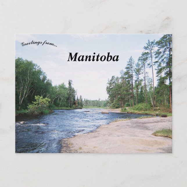 Whiteshell Provincial Park Manitoba Canada Vykort (Framsida)
