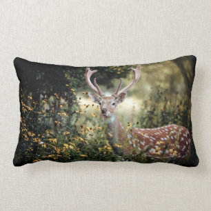 Whitetail Buck fantastisk jakt Lumbarkudde