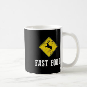 Whitetail Buck Funny Hjort Hunting Season Fast Foo Kaffemugg