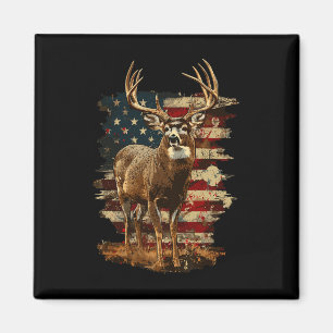 Whitetail Buck Hjort Hunting 4 juli USA Americ Magnet