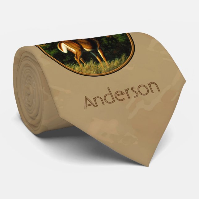 Whitetail Buck Hjort Hunting Tan Slips (Rullad)