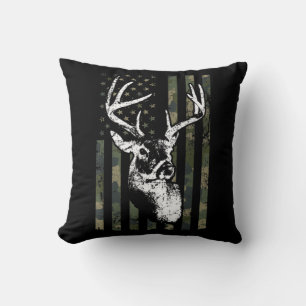 Whitetail Buck Hjort Hunting USA Camouflage Americ Kudde