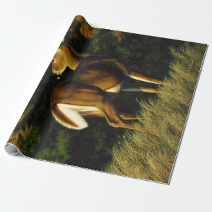 Whitetail Buck Hjort på hösten Presentpapper