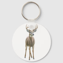 Whitetail Buck Keychain