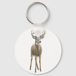 Whitetail Buck Keychain Nyckelring
