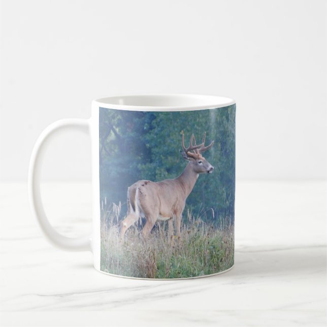Whitetail Buck Profile Mugg (Vänster)