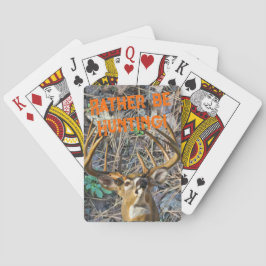Whitetail Buck-uppspelningskort, Hjort-jakt Casinokort