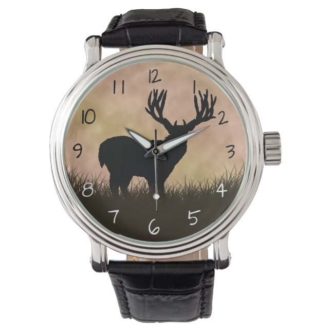Whitetail Hjort Armbandsur (Framsida)