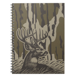 Whitetail Hjort Bottomland Camo Hjort Hunting Camo Anteckningsbok