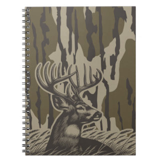 Whitetail Hjort Bottomland Camo Hjort Hunting Camo Anteckningsbok