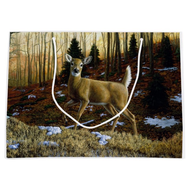 Whitetail Hjort Doe in Autumn Forest (Framsidan)