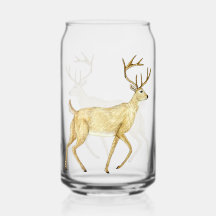 Whitetail Hjort Drinking Glass