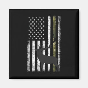 Whitetail Hjort Hunting Elk Buck Camo Americ Magnet
